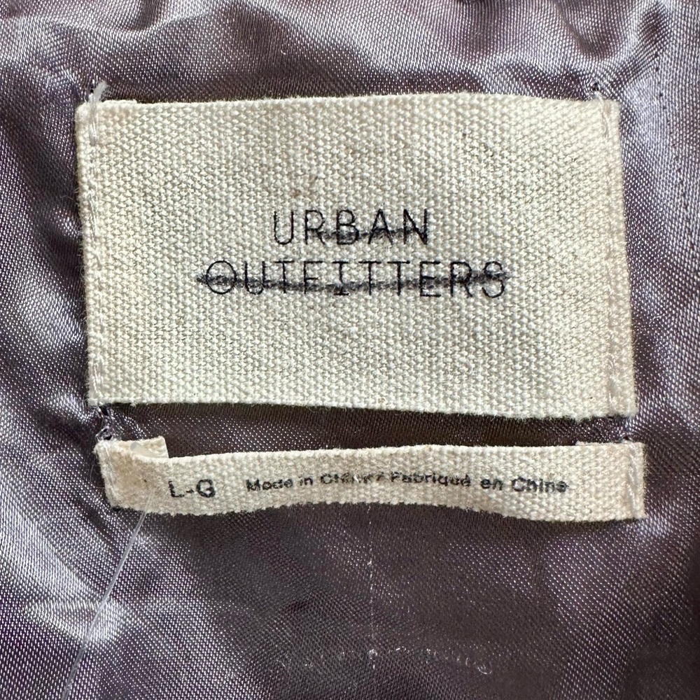 Urban Outfitters Lavender Gray Wool Blend Cropped Jacket Size Large - Picture 10 of 12
